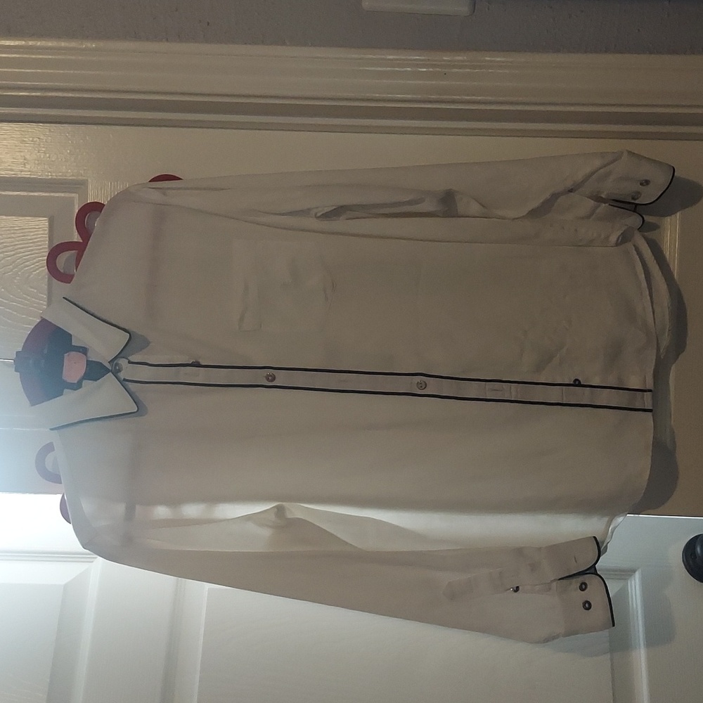 Long Sleeve Wht.linen Shirt